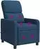 vidaXL Massage-Relaxsessel blau, Polyester (42034837)