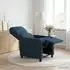 vidaXL Massage-Relaxsessel blau, Polyester (42034837)