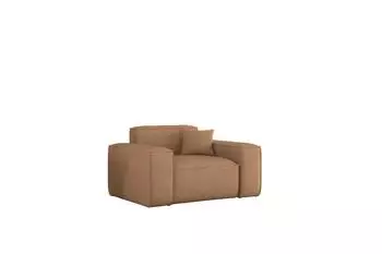 Fun M&ouml;bel CELES PREMIUM Polstersessel Stoff Artico, rostbraun