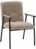 hjh Living Lifea Flex Polsterstuhl Stoff, braun (729518)