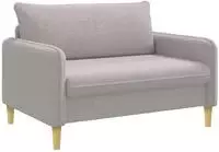 vidaXL XXL-Sessel Hellgrau Boucl&eacute;