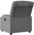 vidaXL Pamonus Relaxsessel manuell neigbar, Kunstleder, grau (374122)
