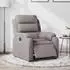 vidaXL Elektrischer Relaxsessel Stoff taupe (3204964)