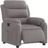 vidaXL Elektrischer Relaxsessel Stoff taupe (3204964)