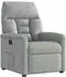 vidaXL Relaxsessel elektrisch, hellgrau, Mikrofasergewebe (3303074)