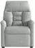 vidaXL Relaxsessel elektrisch, hellgrau, Mikrofasergewebe (3303074)