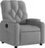 vidaXL Relaxsessel hellgrau Stoff (372479)