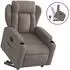 vidaXL Relaxsessel mit Aufstehhilfe, taupe, Stoff (3204490)