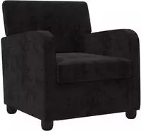 vidaXL Sessel Schwarz Chenille