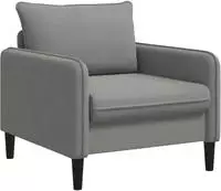 vidaXL XL-Sessel Dunkelgrau Samt