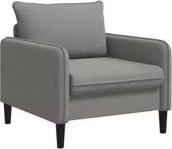 vidaXL XL-Sessel dunkelgrau, Samt