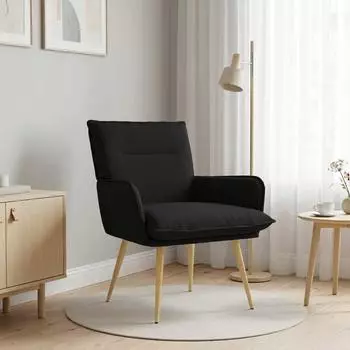 vidaXL Sessel schwarz, Stoff