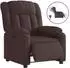 vidaXL Pauline elektrischer Relaxsessel, Stoff, dunkelbraun (3205297)