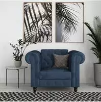 Dorel Home Chesterfield-Sessel "Felix" mit R&uuml;ckenlehne 3-fach verstellbar,...