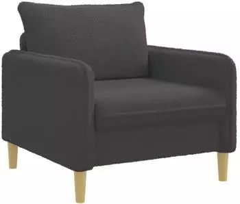 vidaXL Sessel XL dunkelgrau Boucl&eacute;
