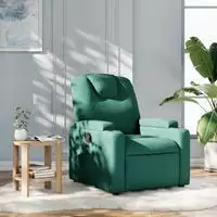 vidaXL Relaxsessel Dunkelgr&uuml;n Stoff