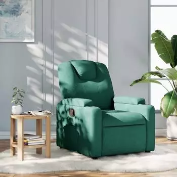 vidaXL Relaxsessel dunkelgr&uuml;n Stoff (372371)