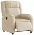 vidaXL Elektrischer Relaxsessel, Stoff, creme (3205187)