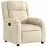vidaXL Elektrischer Relaxsessel, Stoff, creme (3205187)