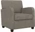 vidaXL Sessel antikgrau Kunstleder (42043439)