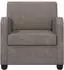 vidaXL Sessel antikgrau Kunstleder (42043439)