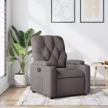 vidaXL Roberto Relaxsessel, Stoff, taupe (372487)