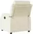 vidaXL Laurence Relaxsessel verstellbar, Kunstleder, creme (373487)