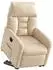 vidaXL Relaxsessel mit Aufstehhilfe, beige, Mikrofasergewebe (3303092)