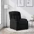 vidaXL Berenas Relaxsessel, Stoff, schwarz (3205774)