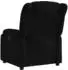 vidaXL Berenas Relaxsessel, Stoff, schwarz (3205774)