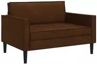 vidaXL XXL-Sessel Braun Kunstwildleder