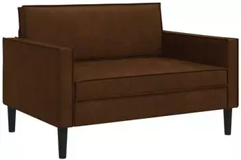 vidaXL XXL-Sessel braun Kunstwildleder