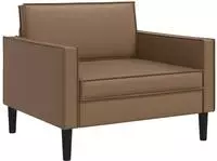 vidaXL XL Sessel Cappuccino Kunstleder