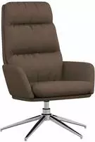 vidaXL Relaxsessel Taupe Stoff