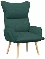 vidaXL Sessel Dunkelgr&uuml;n 69 x 74 x 93 cm Stoff und Sperrholz