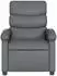 vidaXL Relaxsessel grau, Kunstleder (371716)