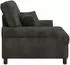 vidaXL XXL-Sessel mit Kissen, 1,5-Linien-Stoff, dunkelbraun (42043500)