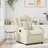 vidaXL Relaxsessel Kunstleder, beige (372428)