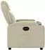 vidaXL Relaxsessel Kunstleder, beige (372428)