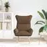 vidaXL Sessel braun, Stoff & Sperrholz, 69x74x93cm (42001869)