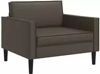 vidaXL XL-Sessel Braun Kunstleder