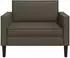 vidaXL Sessel XL braun Kunstleder (42043520)