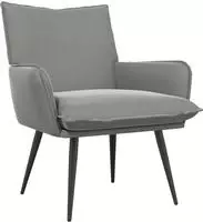 vidaXL Sessel Hellgrau Samt