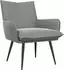 vidaXL Sessel hellgrau Samt (42047723)