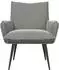 vidaXL Sessel hellgrau Samt (42047723)