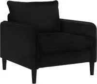 vidaXL XL-Sessel Schwarz Samt
