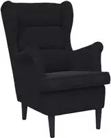 vidaXL Sessel Schwarz Samt