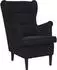 vidaXL Sessel schwarz, Samt, 71x92x91cm