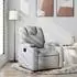 vidaXL Calum Relaxsessel Stoff, hellgrau (3205508)