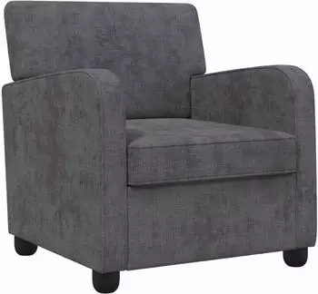 vidaXL Sessel dunkelgrau Chenille